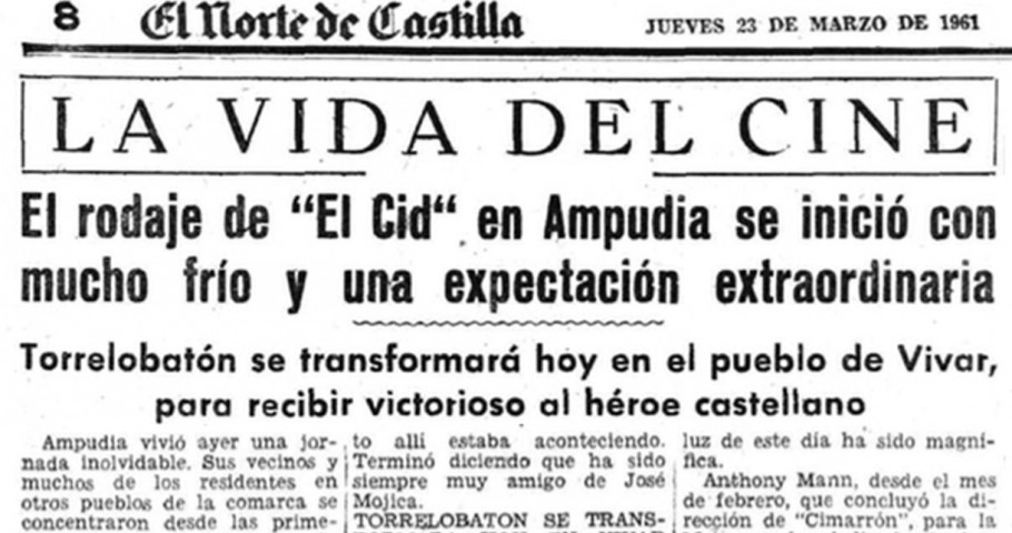 Se cumple el 60º aniversario del rodaje de «El Cid» en Torrelobatón.