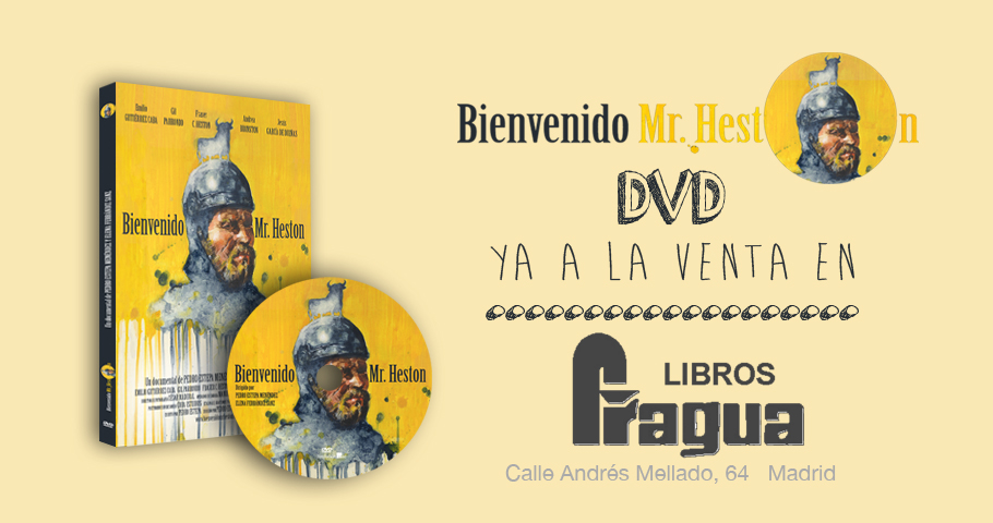 ¡A la venta los DVD de «Bienvenido Mr. Heston» en la Librería Fragua!